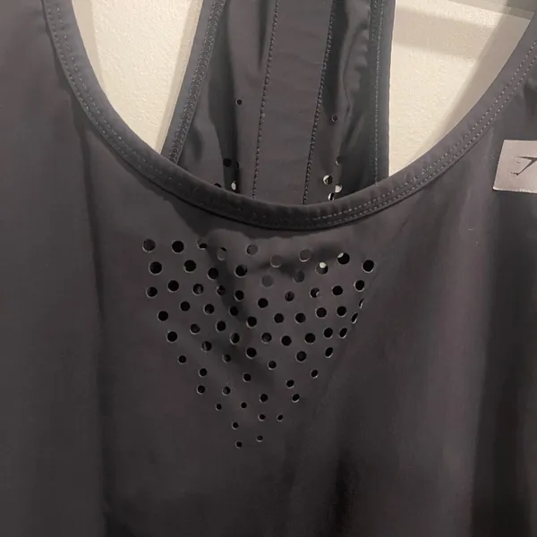 Gymshark Black Tank Top - Image 2