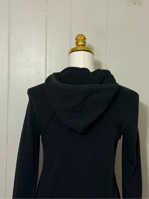 ATM Anthony Thomas Melillo French Terry Zip Front Hoodie Charcoal Heather S - Image 13