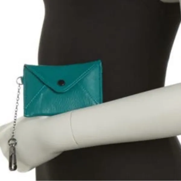 Aimee Kestenberg "Ashley Leather" Wallet Purse, in "Rainforest Green" - Image 5