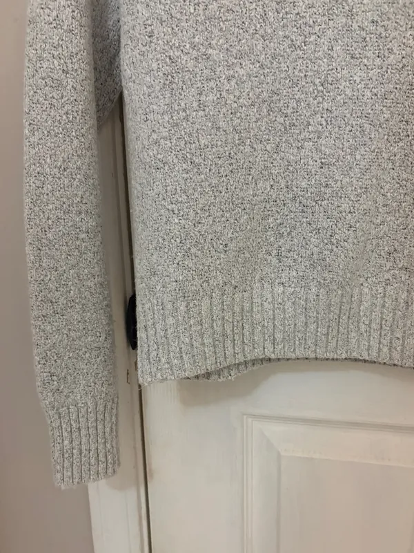 Old Navy Women’s Quarter Zip Sweater in Grey - Image 5
