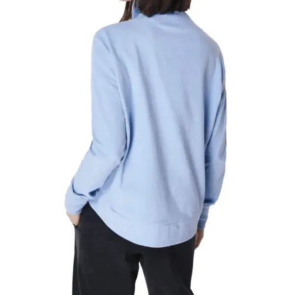 Sweaty Betty Harmonise Luxe Fleece Sweatshirt Coast Blue Sweater Size US‎ 14 - Image 2