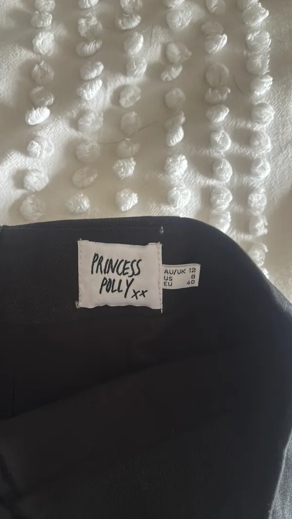 Princess Polly Black Mini Skirt - Image 3