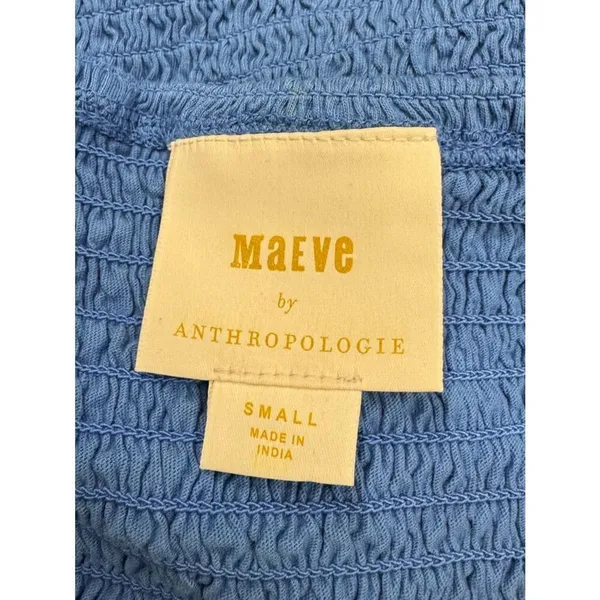 Anthropologie Maeve Blue Tube Tank Top Women’s Small - Image 2