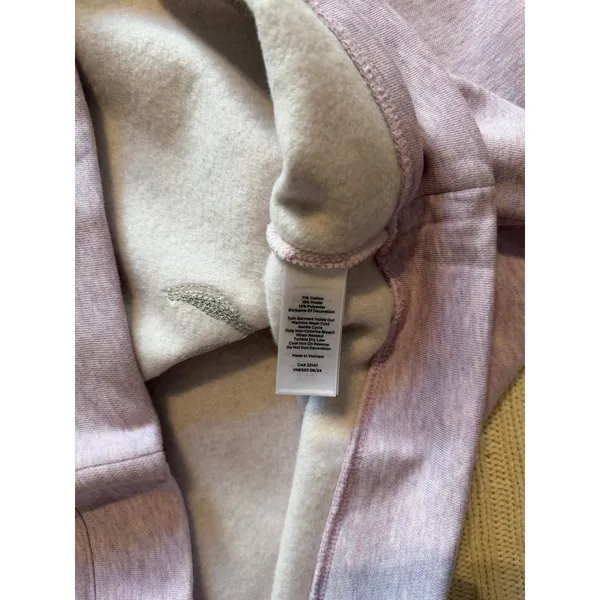 Talbots Lavender Sweatshirt with Silver Sequin Bows | Small - Image 6