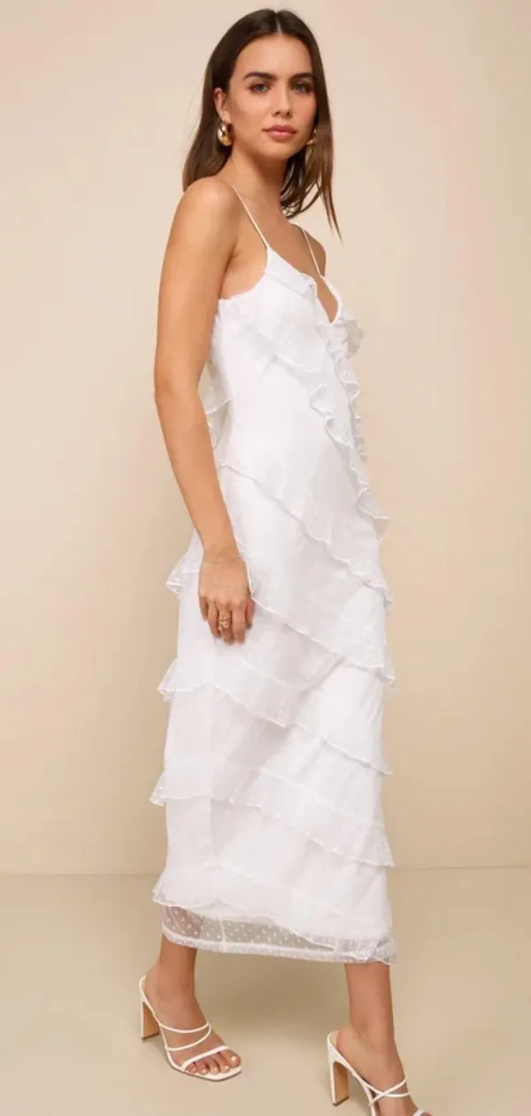 Lulus Ruffled Dress - Image 3