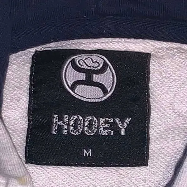Hooey Paisley Hoodie Pullover Medium White Blue Floral Western Boho Cottagecore - Image 2