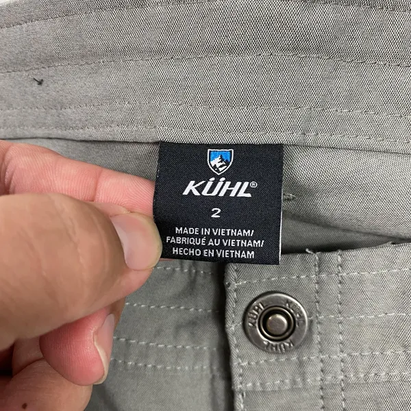 KUHL Pants Womens 2 Gray Cropped Hiking Outdoor Trail Stretch Nylon 6236‎ 19S - Image 3