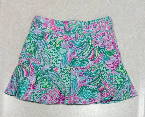 Lilly Pulitzer Carmelia Skort (Multi Banana Split) Women's Skort Luxletic Sz XS - Image 4