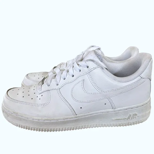 Nike Air Force 1 Low '07 Women's Sz 8 Triple White‎ 315115-112 - Image 2