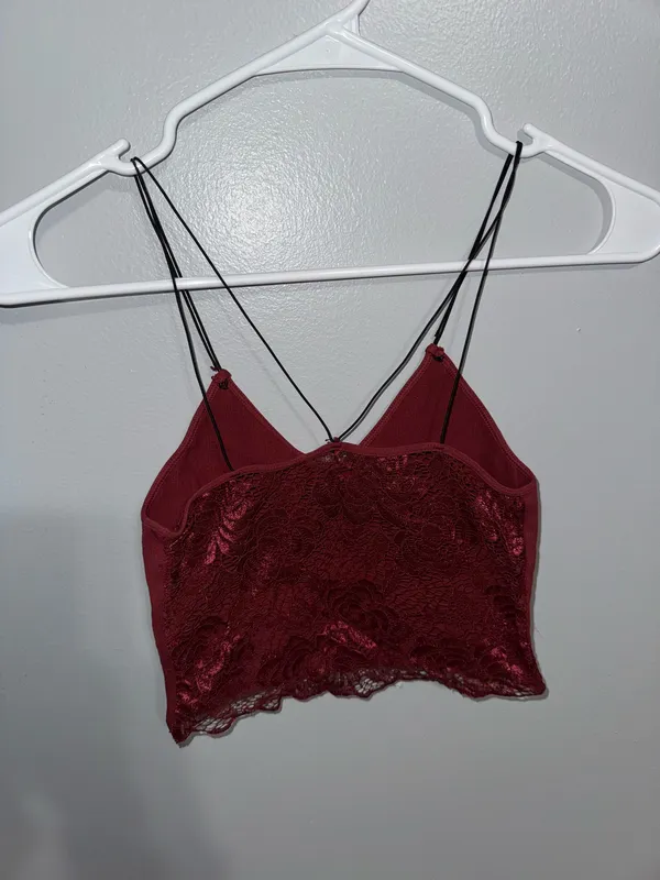 crop top tank Red Size M - Image 3