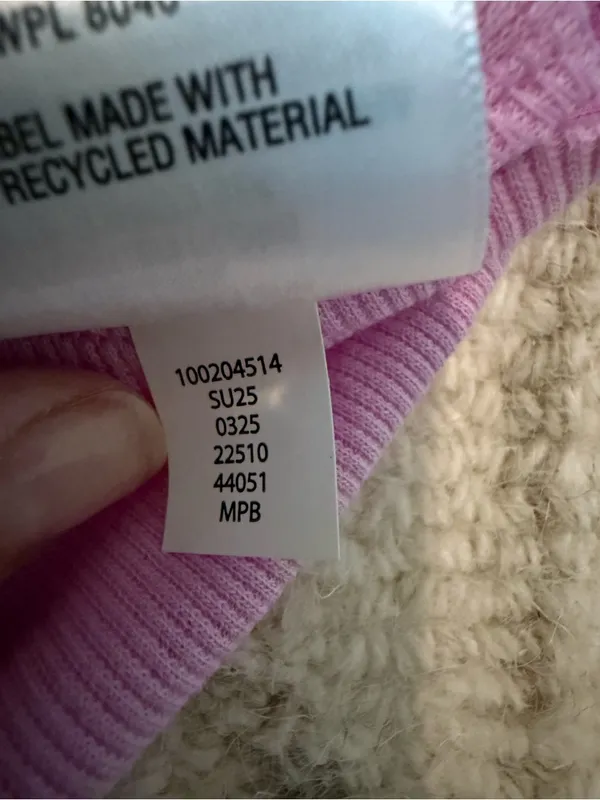 ON 34th Ribbed Henley Tee – Lavender Pink | Women’s XXS | Like New - Image 7