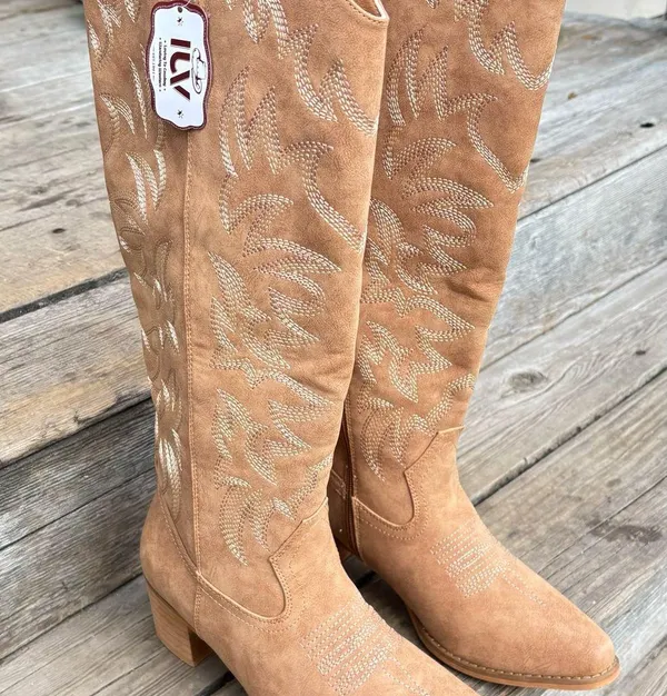 IUV Cowboy Boots For women Knee High Western Cowgirl Boots NWT - Image 5