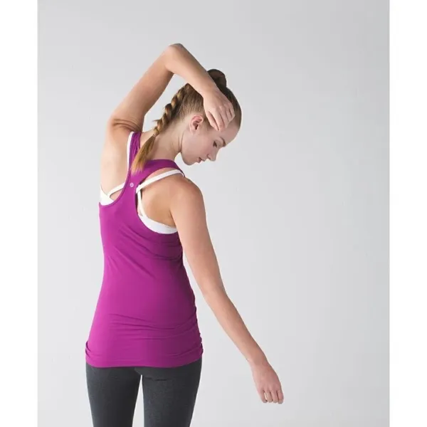 Lululemon Cool Racerback Regal‎ Plum Purple Athletic Tank Top 4 - Image 2