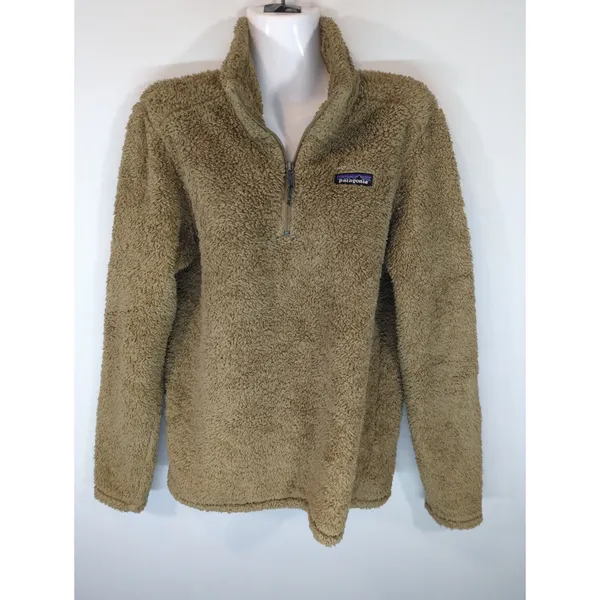 Patagonia Brown Los Gatos 1/4-Zip Pullover Sweater Women's S Fleece Outdoor Gorp - Image 2