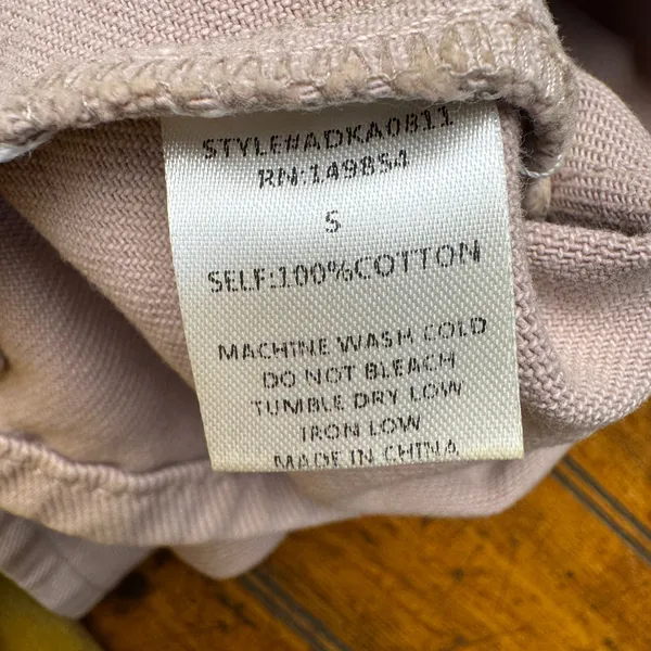 Indigo Rein Women‎ Lavender Cotton Twill Overall Dress Pinafore Small - Image 5