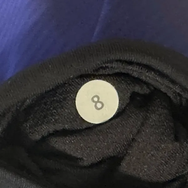 Lululemon Run Bright At Night Short Pigment Blue Purple Size 8 Zip Pockets Lined - Image 6