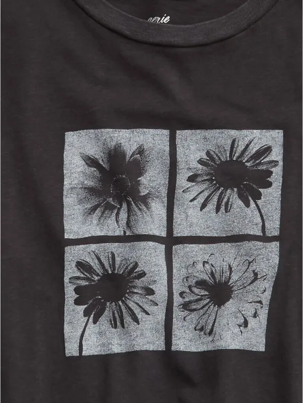 AE Aerie Vintage T-Shirt American Eagle Smoked Gray M - Image 6