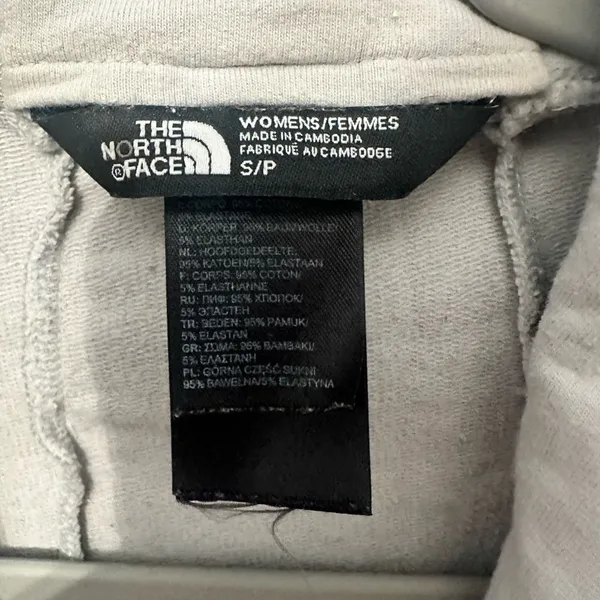 The North Face Womens Agave Moto Jacket Asymmetrical Zip Oatmeal Small - Image 6