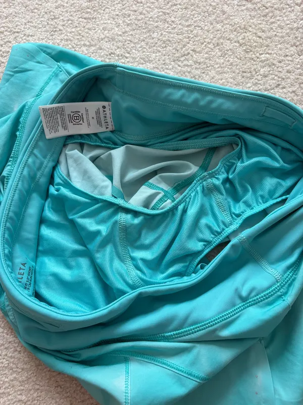 Athleta Run With It 3.5" Shorts Medium Blue - Image 4