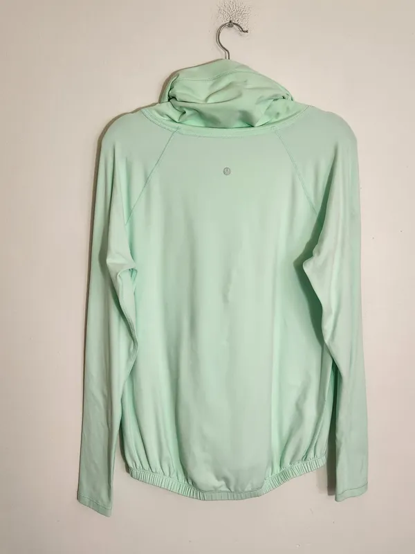 Lululemon Healthy Heart Mint Green Pullover Approx Medium to Large Flaw - Image 7