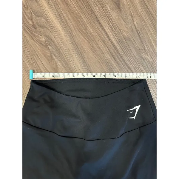 Gymshark Black Cropped Athletic‎ Leggings Womens Activewear size small - Image 3