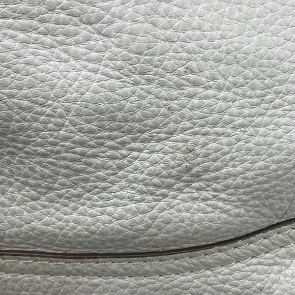 Michael Kors Cream Leather Satchel‎ Bag Gold Hardware Handbag Purse - Image 3