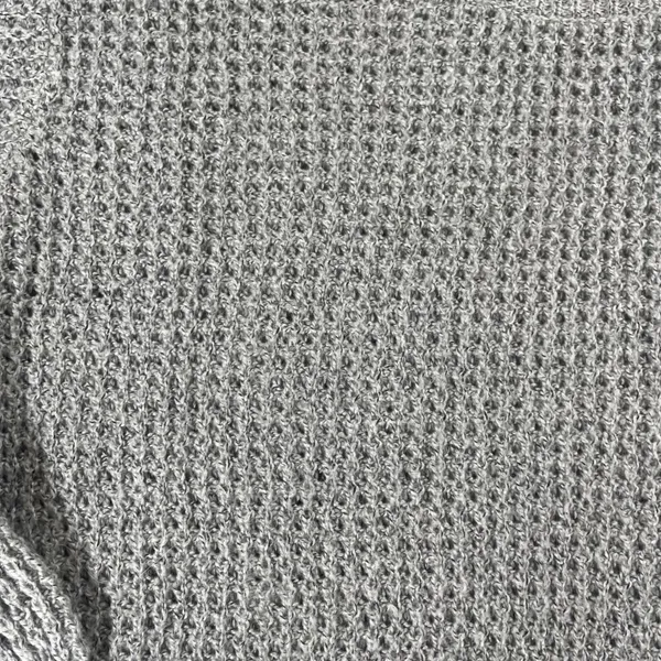 Grace & Lace Boyfriend Slouchy Knit Sweater Womens Large Gray Long Sleeve - Image 2