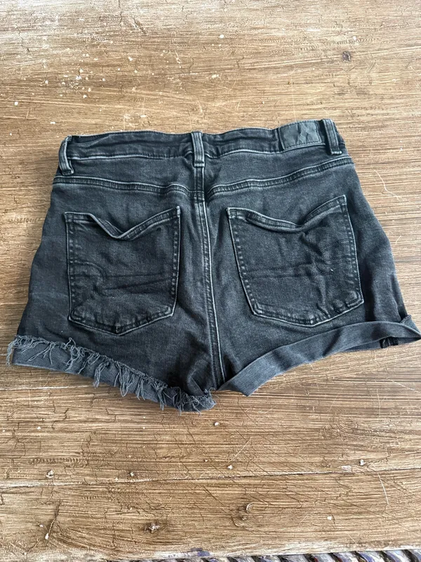 Black American Eagle Shorts - Image 2