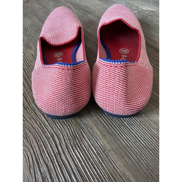 Rothy's Loafer Lollipop Red Retired Print RARE Round Toe Flats womens 7 - Image 6