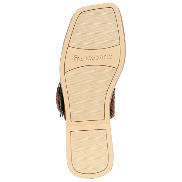 NEW Franco Sarto Merris Slip On Sandals Snake Print Leather - Image 5