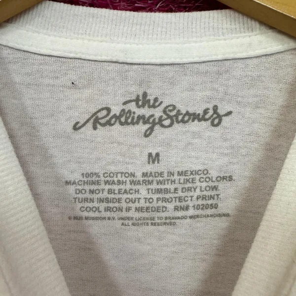 The Rolling Stones Bleeding Hot Lips Tattoo Rock Band Tee M - Image 4