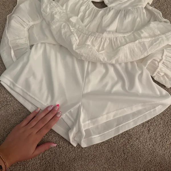 Isla strapless dress White - Image 3