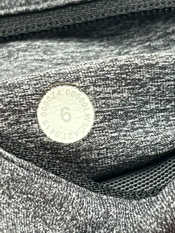 Lululemon Speed Up Tight Legging Heathered Black Grey Gray W5CA2T‎ Womens 6 - Image 2