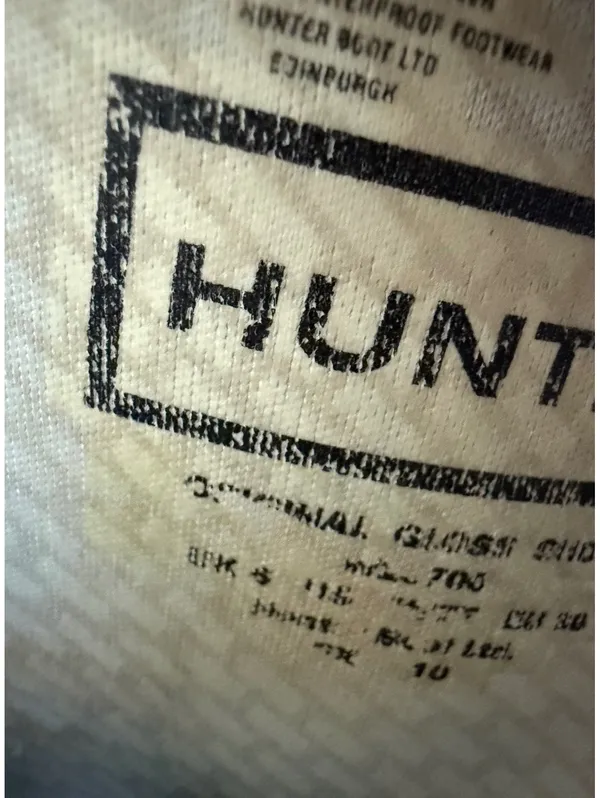 Hunter Original Mid-Calf Rain Boots in Gray, Size 10 - Image 5