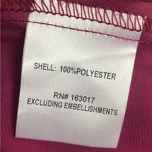Princess‎ Polly Jewel Tone Burgundy Diddam Long Sleeve Mini Dress Sz 2 - Image 6