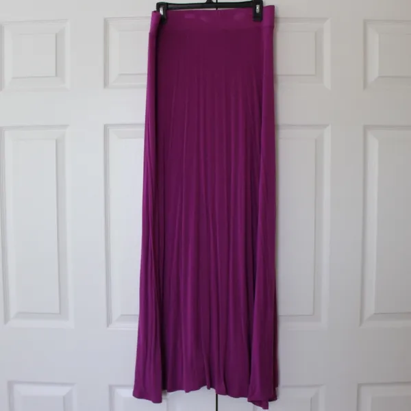| vibrant purple maxi skirt - Image 2