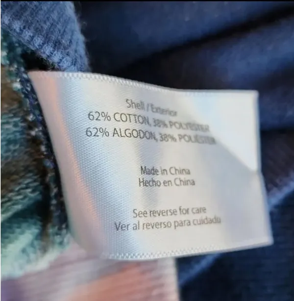 Wildfox Navy Tie-Dye Hoodie Size Large - Image 8
