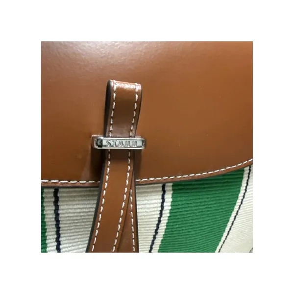 Staud Mia Shoulder Bag in Bungalow Stripe‎ - Image 2