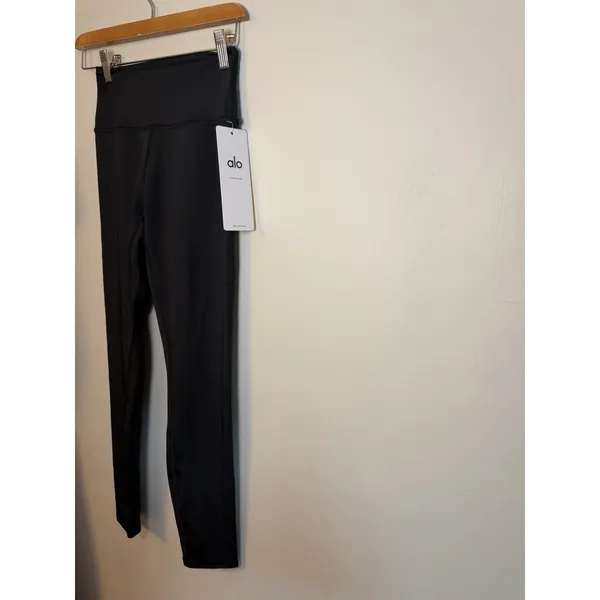 Alo 7/8 High waist Airlift Leggings Black Sz S NWT $134 - Image 13