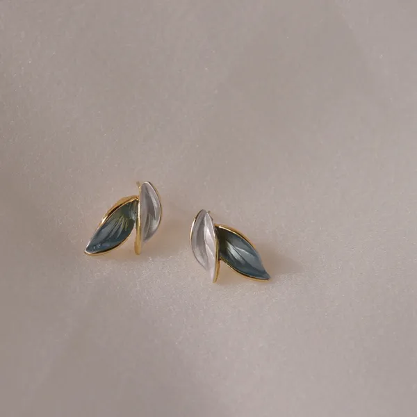 Exquisite Leaf Stud Earrings for Women,Leaves Earrings - Image 4