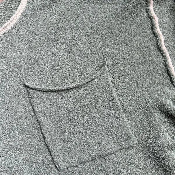 Women's Altard State Green Sweater with Pocket - Image 3