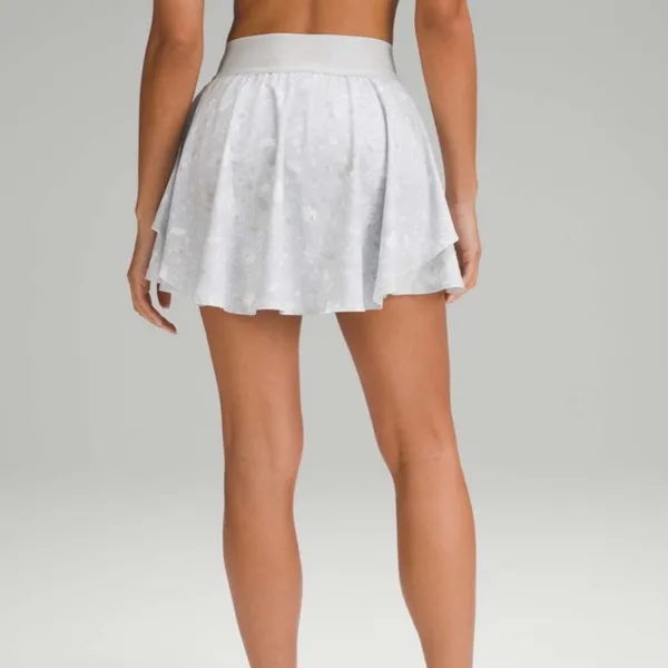 Lululemon 4 Court Rival High Rise Skort‎ Terrazzo Marble Grey Pickleball Tennis - Image 4