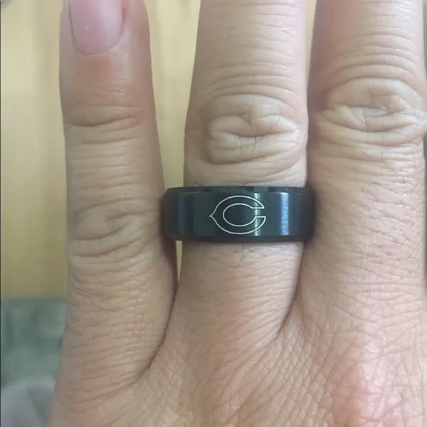 Chicago Bears Black Ring - Image 5