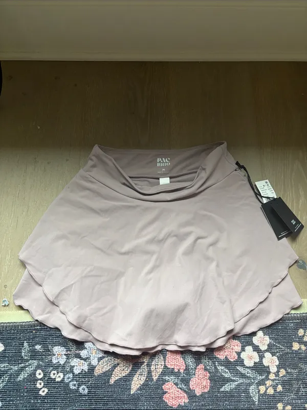 PacSun Light Pink Ruffle Mini Skirt - Image 4