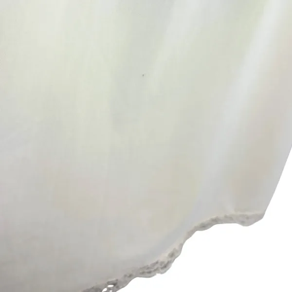 Vintage Shadowline Night Gown Lingerie Slip Dress Lace Detail Cream Size Small - Image 4