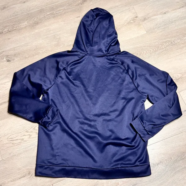Nike Dri Fit Navy Blue Oiler‎ Tennis Hoodie Sweatshirt Womens XLarge XL - Image 2