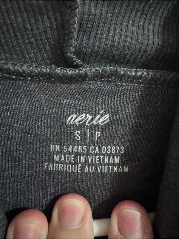 aerie Dark Charcoal Turtleneck Pullover - Image 2