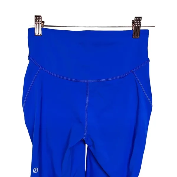 Lululemon Base Pace High-Rise‎ Short 8" Blazer Blue Tone Women’s Size 6 - Image 3