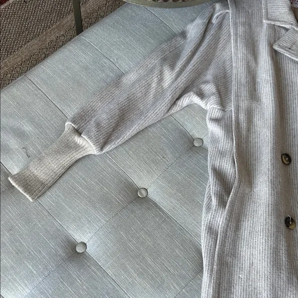 Stephanie Matthew’s Vintage Wool Blend Double Breasted Trench Coat Size 6 - Image 8
