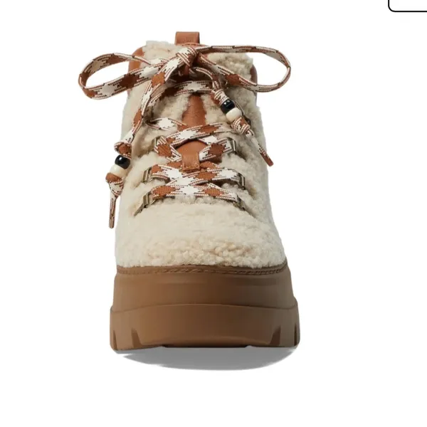 NEW ZODIAC Women's, Billie Boot Sherpa Lined Combat Sneaker IN Natural Caramel - Image 3